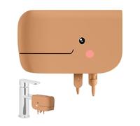 Funda de baño para bebé: protector de pico de ducha para bebé, protector de baño y seguro | Protector de baño antideslizante para bebés, cubierta para piscina animal, protector de