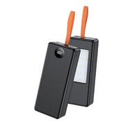 Funda de batería de 16 ranuras para baterías 21700 con lámpara LED de camping y protecciones que no requieren soldadura, luz LED de camping