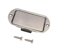 Funda de batería de acero inoxidable para guitarra eléctrica, accesorio de guitarra, soporte de batería para uso en escenario y estudio