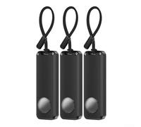Funda de batería impermeable para AirTag, paquete de 2 soportes AA, protección sellada IPX7, diseño ABS compacto para dispositivo de seguimiento de viajes al aire libre (3 piezas)