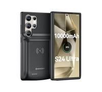 Funda de batería NEWDERY para Samsung S24 Ultra, carga inalámbrica Qi de 10000 mAh, entrada de 18 W, carga rápida y sincronización de datos