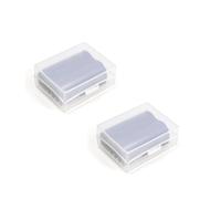 Funda de batería para cámara Sony NP-FW50 NP-FW100, compatible con Canon LP-E17 LP-E10 LP-E6, caja de plástico duro con ranura para tarjeta SD (paquete de 2)