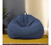 Funda De Bean Bag Solo para Adultos Silla Beanbag Grande Moderno Terciopelo para Oficina Y Sala De Estar Silla Beanbag Gaming,I,110 * 120cm