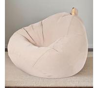 Funda De Bean Bag Solo para Adultos Silla Beanbag Grande Moderno Terciopelo para Oficina Y Sala De Estar Silla Beanbag Gaming,H,80 * 90cm