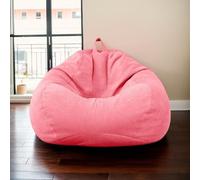 Funda De Bean Bag Solo para Adultos Silla Beanbag Grande Moderno Terciopelo para Oficina Y Sala De Estar Silla Beanbag Gaming,M,110 * 120cm
