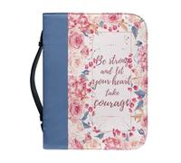 Funda de Biblia for Mujer de Cuero PU - Bolsillo de Almacenamiento de Accesorios, Se Adapta a Biblias/Libros devocionales, Material Protector de Primera Calidad - Elegante Regalo(Pattern C,28.5CM)