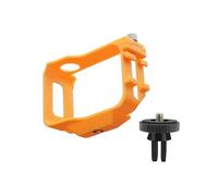 Funda de bisel de expansión de protección contra caídas para cámara Insta360 GO Ultra, marco protector resistente a los golpes con interfaz de expansión de accesorios (naranja)