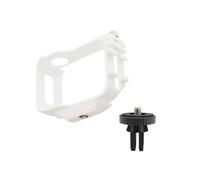 Funda de bisel de expansión de protección contra caídas para cámara Insta360 GO Ultra, marco protector resistente a los golpes con interfaz de expansión de accesorios (blanco)