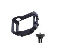 Funda de bisel de expansión de protección contra caídas para cámara Insta360 GO Ultra, marco protector resistente a los golpes con interfaz de expansión de accesorios (negro)
