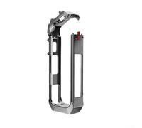 Funda de bisel de metal compatible con ForInsta-360 X4 - Jaula protectora de aleación de aluminio con soporte de zapata fría para micrófono