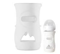 Funda de botella de silicona: cubierta térmica de alimenticio, diseño de protección de aislamiento | Protección segura contra caídas, fórmula infantil, herramientas para padres madre