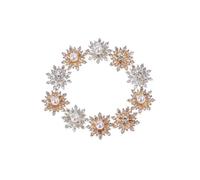 Funda de Botones con Pedrería 10 Uds. Botones de diamantes imitación flores for horquillas, decoración ropa, manualidades Vintage, accesorios costura for(Color 6)