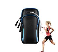 Funda de brazo para teléfono para correr, soporte flexible para teléfono celular con correa ajustable, funda protectora resistente al agua, ideal para entrenamiento, para mujeres, trotar, caminar