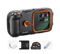 Funda de buceo Bluetooth impermeable de 20 m con cordón, bolsa impermeable IP68 para artículos esenciales de playa y esnórquel, carcasa universal con tecnología antivaho para teléfonos de hasta 6.9