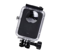 Funda de buceo invisible para lente protectora de lente de acción, accesorios de cámara de acción, funda de buceo transparente para cámara de 360 grados, carcasa invisible subacuática