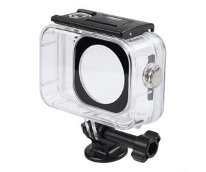 Funda de buceo para DJI para osmo Action 6, carcasa impermeable de 60 m, carcasa de buceo profundo con protector de lente de vidrio templado para esnórquel, buceo, surf, cubierta dura de policarbonato
