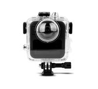 Funda de buceo para GoPro MAX 2, resistente al agua hasta 50 m, carcasa de prevención de salpicaduras, carcasa protectora de buceo subacuático para GoPro MAX2 con accesorios de soporte