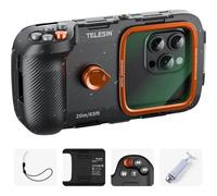 Funda de buceo para smartphone Telesin con botones y bomba de vacío