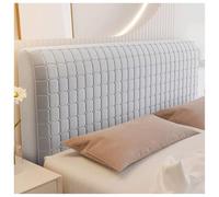 Funda De Cabecera Acolchada De Terciopelo Suave For Cama Tamaño King Queen | Instalación Rápida, A Prueba De Polvo, Decoración De Dormitorio, Lavable A Máquina(Small Square Pale gray,210cm/83in)