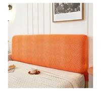 Funda de cabecera con Todo Incluido, Funda Cama, elástica Gruesa, Protectora Espalda for casa, Hotel, habitación para Cabecero(Orange,200cm)