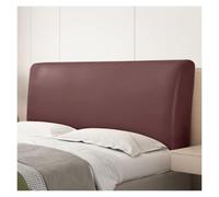 Funda de cabecera for cama doble Funda de cabecera de piel sintética | Funda protectora for cabecera de cama universal elástica de un cuadrado y medio(Wine red,1.2-1.4m)