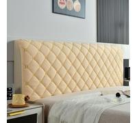 Funda De Cabecero De Terciopelo, Acolchada Y A Prueba De Polvo For El Marco De La Cama, Lavable, Compatible con Colchones Tamaño Queen Y King.(Coffee,180cm/70in)