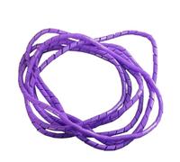 Funda de cable de 6/8/10 mm en espiral para envolver cables, tubo de bobinado de tubería de bobinado (color morado, 10 mm_10 metros)