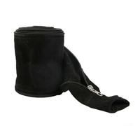 Funda de cable de antorcha TIG de cuero cosido resistente para cables MIG y plasma, resistente a la abrasión y ajustable para una mayor protección del cable en soldadura