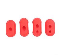 Funda de cable de repuesto para Xiaomi para Mi3 Para M365 1S Essential e-scooters hechos de silicona para asegurar el posicionamiento y protección del cable (rojo)