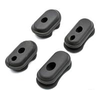 Funda de cable de silicona para Mi3 para M365 1s Essential Electric Scooter Reemplazo Protector de alambre flexible contra metal para bordes Resistente a la intemperie Paquete de 4 (gris)