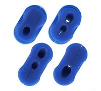Funda de cable de silicona para Mi3 Para M365 1s Essential Scooter Flexible Wire Protector Cover Gris Rojo Anti Wear Guard Kit(azul)