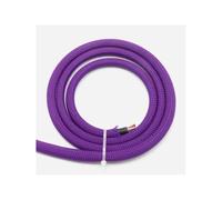 Funda de Cable expandible PET de 4mm, trenzada ajustada, dureza de alta densidad, línea aislante, funda protectora, envoltura de Cable, funda de glándula de 1~50M(Purple,50 Meters)