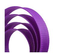 Funda de Cable PET expandible trenzada de 1~50m 2 4 6 8 10 12 14 16 20 25~40mm funda de protección aislada de Cable de alta densidad ajustada(Purple,25mm,10 meters)