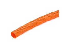 Funda de cable trenzada termorretráctil de 6 mm a 100 mm - Funda de PET ignífuga for cables de automoción y electricidad(Orange,6MM*10M)