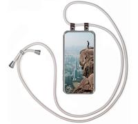 Funda de cadena de móvil para Huawei P40 Pro Plus con cinta parachoques...
