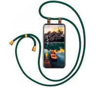Funda de cadena de móvil para Samsung Galaxy A21s con cinta parachoques cordó...