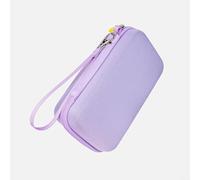 Funda de cámara impresa para ESOXOFFORE, caja de almacenamiento de gran capacidad con bolsillos de malla y divisores, bolsa portátil para cámara de niños para Dylanto ENERHAMP (morado)