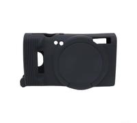 Funda de cámara para Canon IXY650 ELPH360 IXUS285, silicona de larga duración, protección elegante, a prueba de golpes, funda protectora para cámara digital (negro)