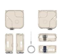 Funda de Carcasa Dura de TPU a Prueba de Golpes para Nothing Ear (3) Auriculares inalámbricos, Cubierta Protectora Completa antiarañazos y a Prueba de caídas, Gancho de Almacenamiento (Gris)