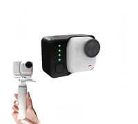 Funda de carga compatible con Insta360 GO Ultra, funda magnética, carga mientras disparas, transferencia de datos de alta velocidad, soporte de accesorios compatible (negro 2500 mAh)