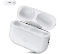 Funda de carga inalámbrica compatible con Air-pods Pro 1 y 2 generación, botón de sincronización de emparejamiento Bluetooth, USB-C Rechargeable Wireless Charging Case Original Reemplazo