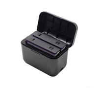 Funda de carga para Insta 360 X5, cargador de batería rápido con cable, carga de batería dual con soporte PD con indicadores LED (negro)