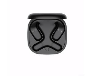 Funda de carga portátil para auriculares Shokz Openfit 2 y Openfit 2 Plus T920 T921 con entrada USB C de alta capacidad, batería de color negro para viajes, hogar, oficina, uso de protección de