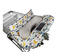 Funda de carrito de compras para bebé/niño pequeño, funda acogedora para silla alta, dinosaurio