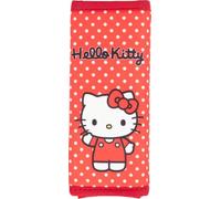 Funda de cinturón de coche Tataway Hello Kitty con lunares rojos para niña, acolchada con cierre de velcro para mayor comodidad cuando viajas