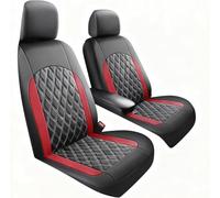 Funda de Coche Asientos para BMW E91 3 Series Touring 318i 320i 318d 320d, Automotive Protectors Juegos Cubreasientos Delanteros All Weather Front Cushion Cover,A Red