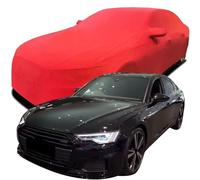 Funda de Coche Elastica Personalizada para Audi A6 Sport 45 TFSI Quattro, Transpirable Stretch Suave Polvo Proteccion Cubierta Coche,Red