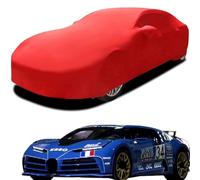 Funda de Coche Elastica Personalizada para Bugatti Centodieci, Transpirable Stretch Suave Polvo Anti-UV Proteccion Cubierta Coche,Red
