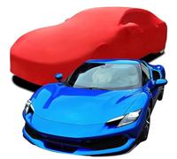 Funda de Coche Elastica Personalizada para Ferrari 296 GTB, Transpirable Stretch Suave Polvo Proteccion Cubierta Coche,Red