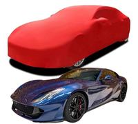 Funda de Coche Elastica Personalizada para Ferrari 812 SUPERFAST, Transpirable Stretch Suave Polvo Proteccion Cubierta Coche,Red